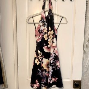 Women’s Floral Halter Dress